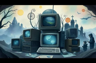 ミステリアスな古いコンピュータ映画