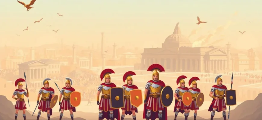 ローマ帝国の戦士たち：アクション映画のベスト10