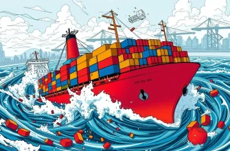 災害映画：コンテナ船の危機