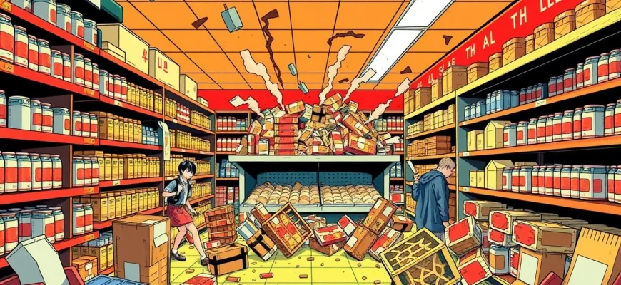 スーパーマーケットの災害映画