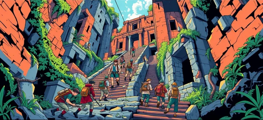 謎の遺跡を探る冒険映画