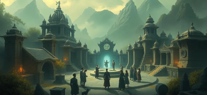 古代の儀式の場所を探るミステリ映画