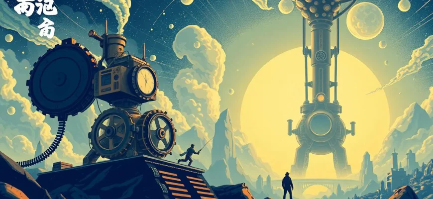 古代の機械を探す冒険映画