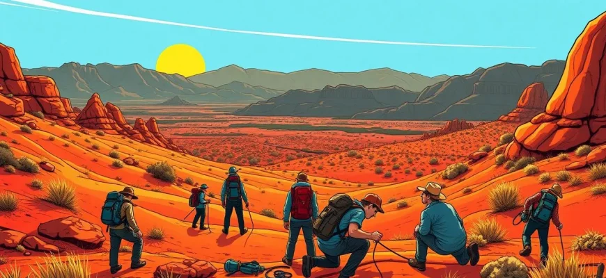 オーストラリアの荒野を舞台にした冒険映画