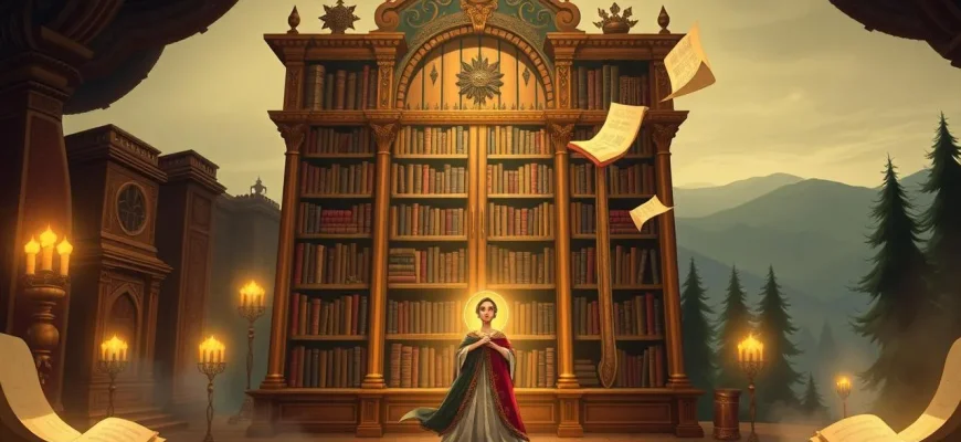 ファンタジー映画の本の世界へ