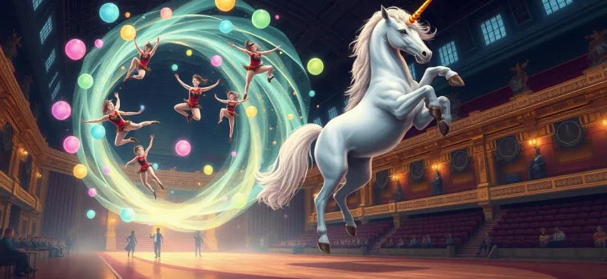 体操の魔法と冒険を描いたファンタジー映画