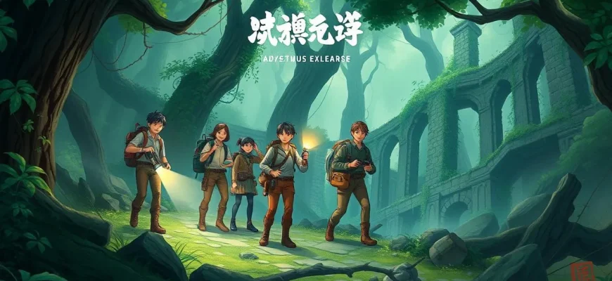 神秘的なアーティファクトを探す冒険映画