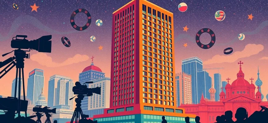 ソビエトの高層ビル映画