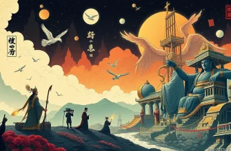 古代の神々の神秘的な映画