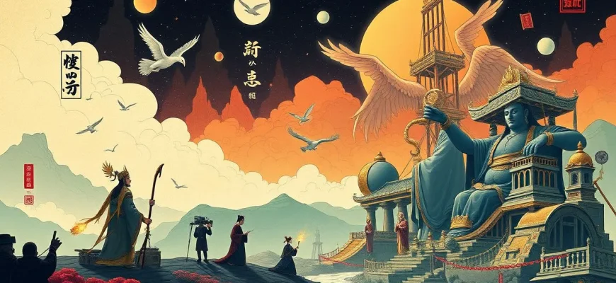 古代の神々の神秘的な映画