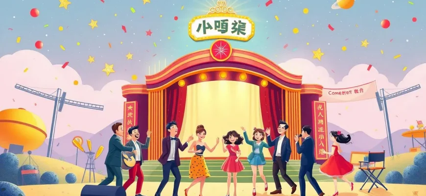 エンターテイメントショーのコメディ映画