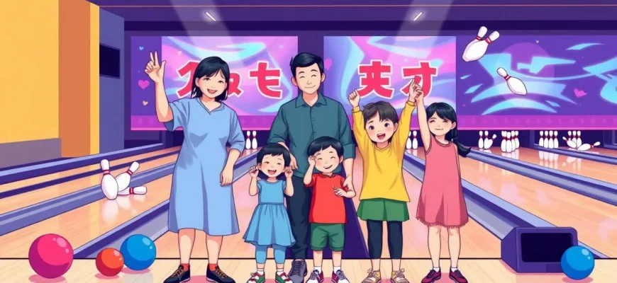 家族で楽しむボウリング映画