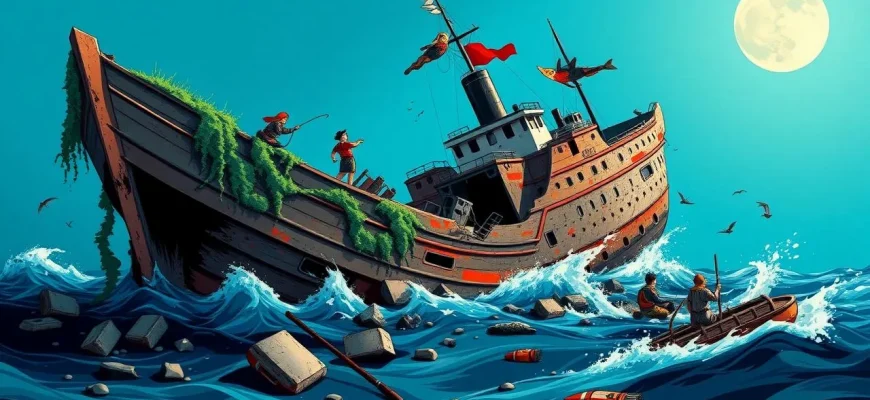 船の難破をテーマにしたスリラーフィルム