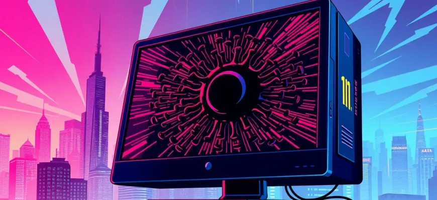 コンピューターウイルスのスリラーフィルム