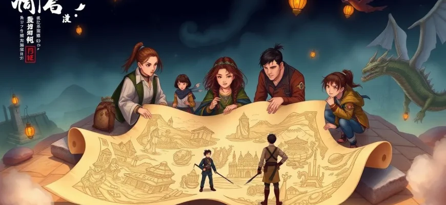 古代の巻物を探す冒険映画