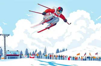 スキージャンプのスリルを楽しむトリラー映画