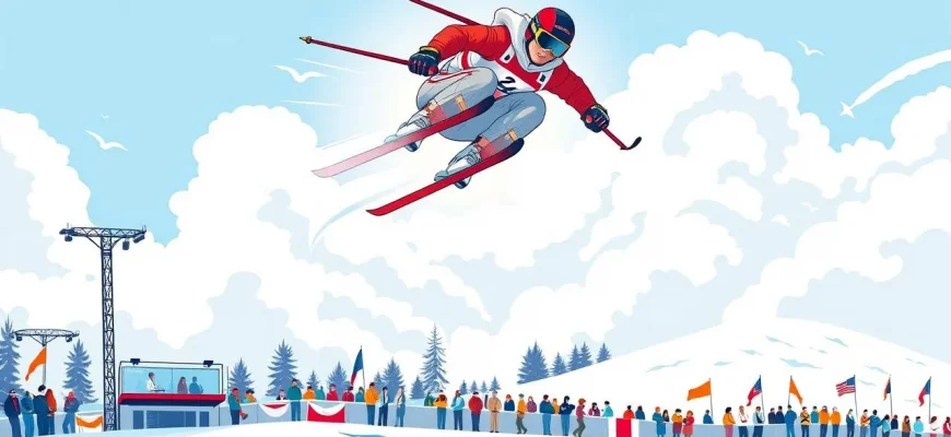 スキージャンプのスリルを楽しむトリラー映画