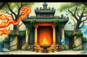 四大元素の寺院を舞台にした神秘的な映画