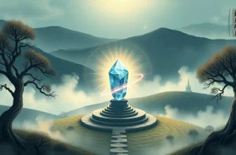 魔法のクリスタルを探求するミステリ映画