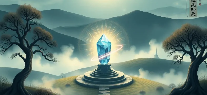 魔法のクリスタルを探求するミステリ映画