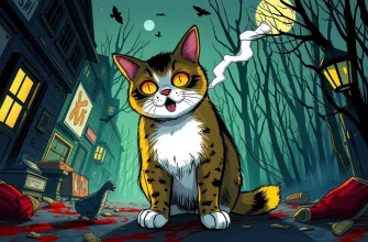 話す猫のスリラーフィルム