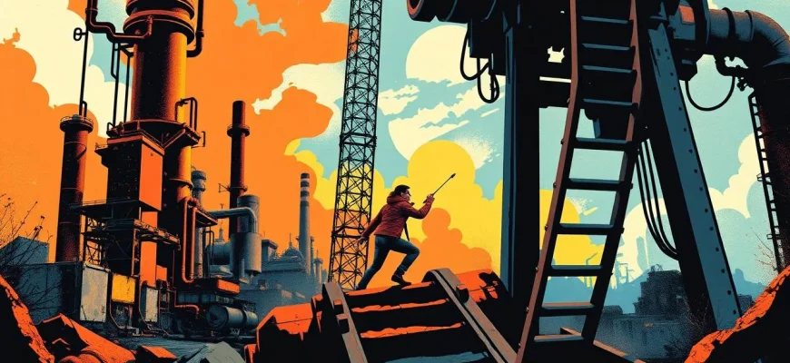 工業地帯の冒険映画