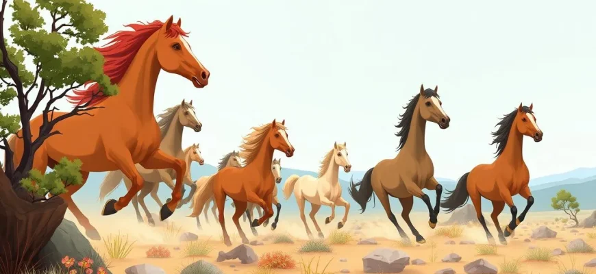 野生の馬の冒険映画特集