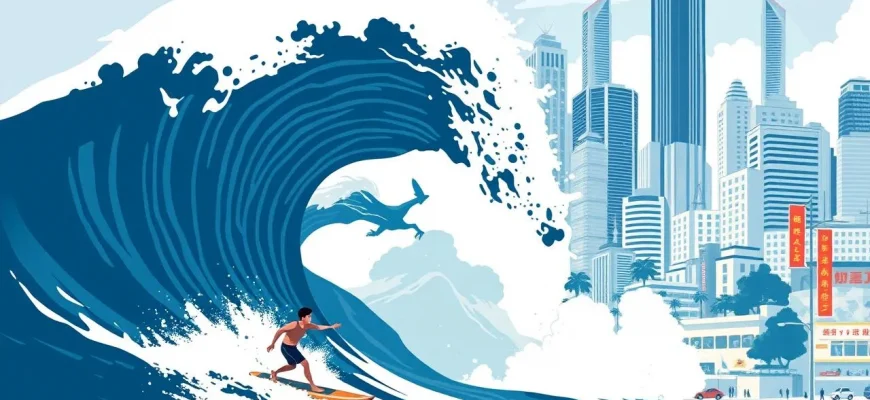 サーフィンアクション映画の世界へようこそ