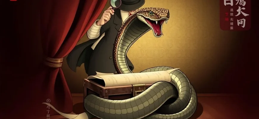 探偵映画の蛇の謎