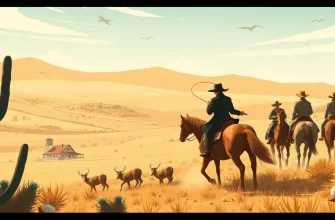 ウェスタン映画の狩りの旅