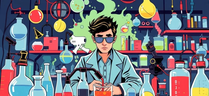 生物学者のスリラーフィルム