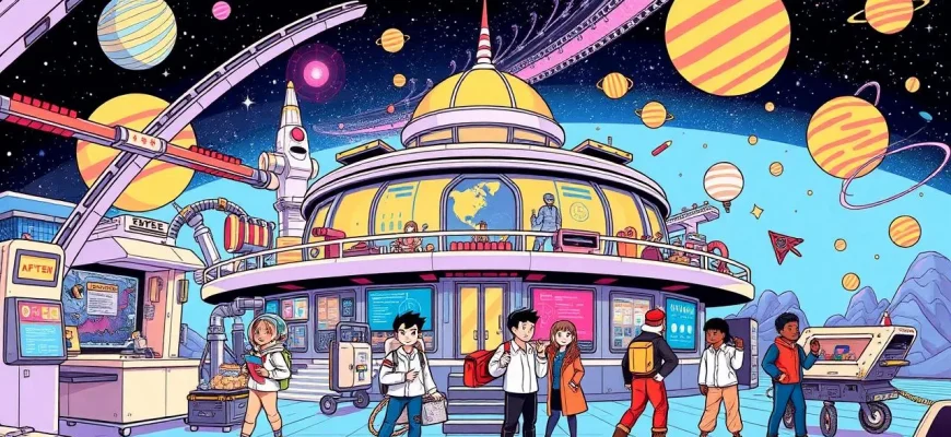 宇宙ステーションの冒険映画