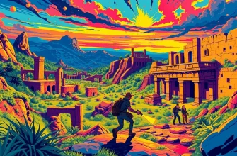 古代の像を探す冒険映画