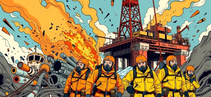 石油採掘の危機と救出を描いた映画