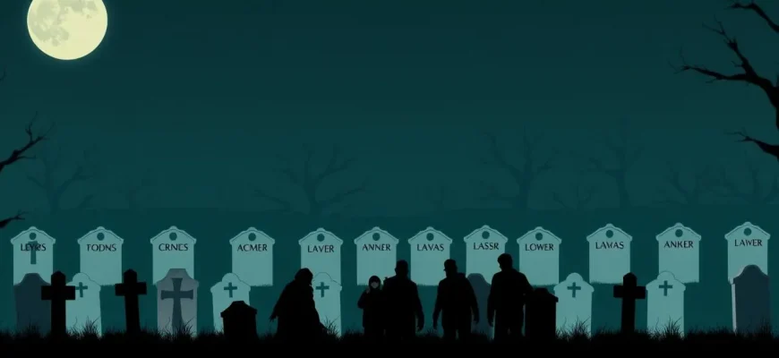 20の墓地ホラー映画