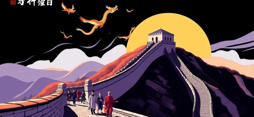 中国の万里の長城を描く歴史映画