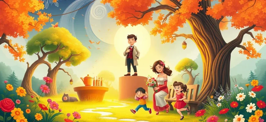 ファンタジックな家庭の祝日映画